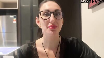 Watching a movie ended with stepmom and stepson having sex