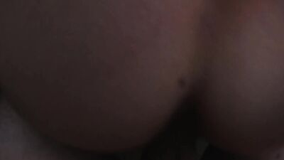 Cheating stepmom moans while getting fucked on the couch