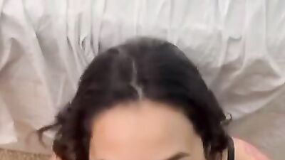 CUM IN FACE!! I'm happy !! POV CUM