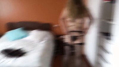 Stepson asks me to see me erotically to jerk off and I oblige him