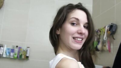 Young Babe With Cum On Crotch