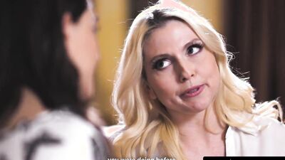 MOMMY'S GIRL - Stacked MILF Christie Stevens Rewards Her Stepdaughter For Being Involved In College