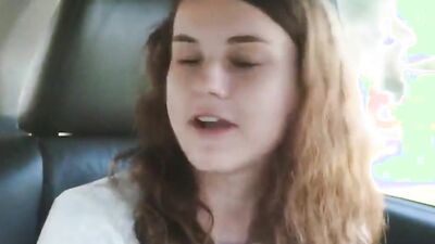 blowjob cute teen sucks her stepdad for a car