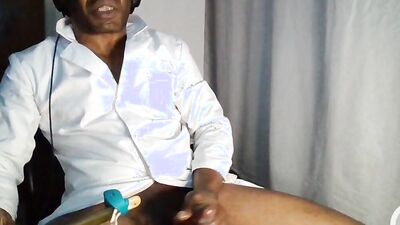 Doctor JERK JOHNSON BBC Cock - masturbation morning wood and smoking on a chilly winter morning