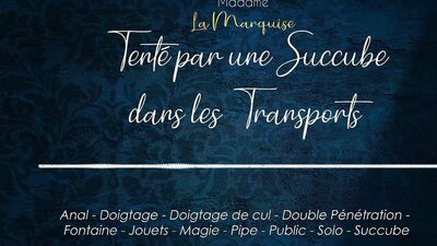 Tempted by a Succubus in public [french dirty talk audio porn]