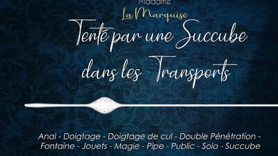 Tempted by a Succubus in public [french dirty talk audio porn]