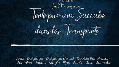 Tempted by a Succubus in public [french dirty talk audio porn]