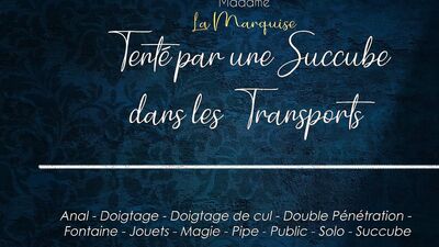 Tempted by a Succubus in public [french dirty talk audio porn]