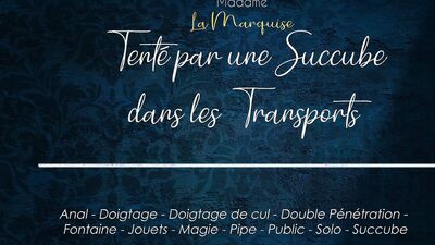 Tempted by a Succubus in public [french dirty talk audio porn]