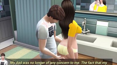 Horny Teen Enjoys his Free Use Stepmother - Part 2 - DDSims
