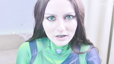 Doc turned Shego into a stupid and made her to masturbate endlessly and beg for orgasm