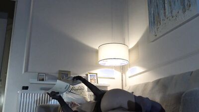 Hot domina tight pussy sexy femdom blonde tattooed lady ignores a big dick man to have precum dripping
