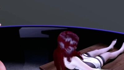 Young lady in red - Hentai 3D v114