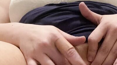 Talk, Sexual Frustration , Phone keeps falling, eventual orgasm