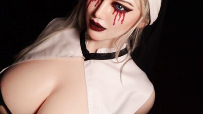 Big Tits Nun Seduced By Horny Couple