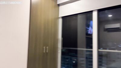 My coworker and I fucked hard on our work trip