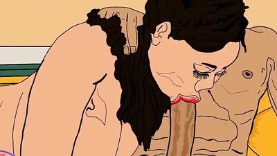 My Fantasy Turn Real When My Landlord Wife Ask Me for a Hardcore fuck,i Never Know She's a Superb Dick Sucker