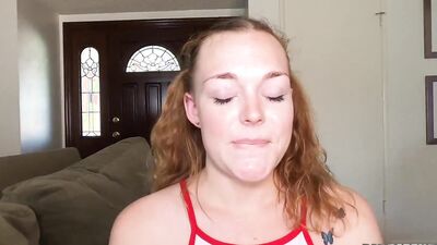BadDaddyPOV - Hot Redhead Stepdaughter Samantha Reigns Let’s Stepdaddy Pop Her Cherry