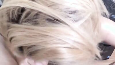 Blonde Teen Creampied by Step Dad Working from Home Rikki Rumor
