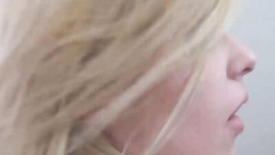 Blonde Teen Creampied by Step Dad Working from Home Rikki Rumor