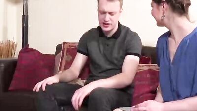 MILF Step Aunt Catches her Step Nephew Jacking Off