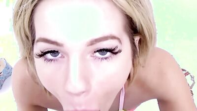 Hot Blonde Teen with perfect body is fucked at audition