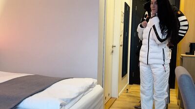 After skiing, stepmom shares bed with stepson