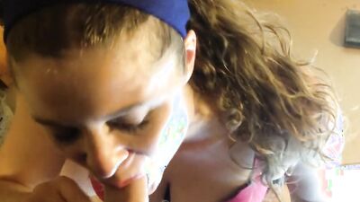 Stepsister Fucks Stepbrother while Cleaning - Erin Electra