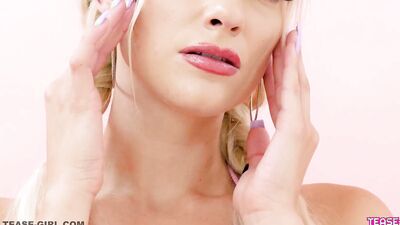Gorgeous Blonde squirts by mistake at casting call