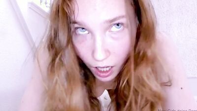 Tall & skinny Brunette Model fucked in the ass & cums