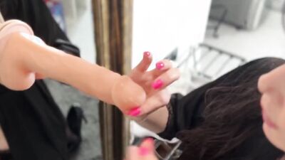 Our Role Plays with Hot Brunette and Blowjob