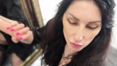 Our Role Plays with Hot Brunette and Blowjob