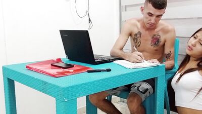 MY SISTER-IN-LAW WON'T LET ME WORK IN PEACE, SHE JUST ASKS ME TO FUCK HER