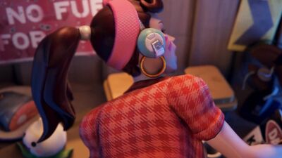 D.Va Close Sex in Garage Overwatch