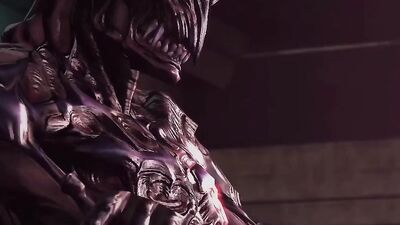 Stunning Sex with Hot Girl and Alien in Threesome, Moaning Very Hard