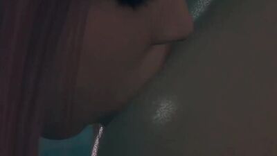 Stunning Sex with Hot Girl and Alien in Threesome, Moaning Very Hard