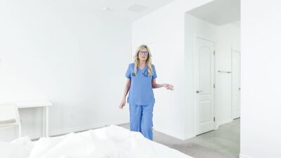JAY'S POV - MY BALL DRAINING STEP MOM HELPS ME RELIEVE THE PRESSURE IN MY COCK