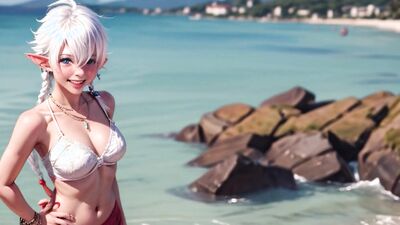 AI generated Alisaie (Final Fantasy XIV)