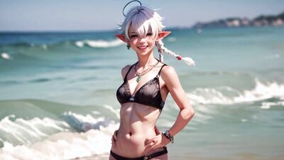 AI generated Alisaie (Final Fantasy XIV)