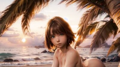 AI generated Yuna (Final Fantasy X)