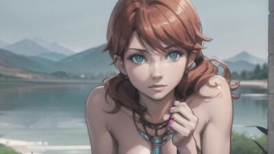 AI generated Oerba Dia Vanille (Final Fantasy XIII)