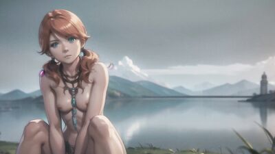 AI generated Oerba Dia Vanille (Final Fantasy XIII)
