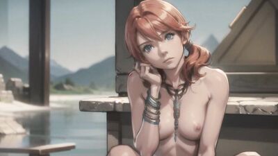 AI generated Oerba Dia Vanille (Final Fantasy XIII)