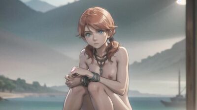 AI generated Oerba Dia Vanille (Final Fantasy XIII)