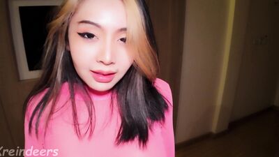 POV Anal Fucking Hot Asian girl from a nightclub last night - Xreindeers