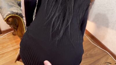 Hot Stepmom cheats on her husband from her Stepsons, swallows a dick and lick her ass