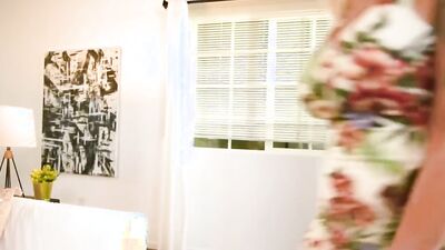 Upset Stepmother Bangs Her Stepdaughter (Nina Elle, Aften Opal)
