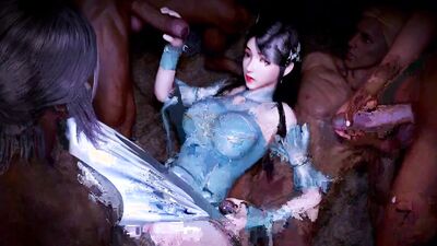 Beauty lady join group sex - 3D Hentai 229