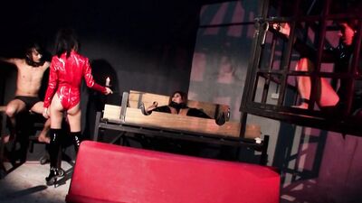 a Wild Crazy Group Sex Party of Hot and Horny Brunette Japanese Sluts in a Fetish Room to get Cum