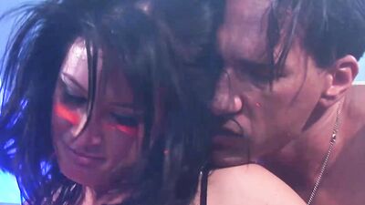 Hot milfs with big tits,naked,had a group sex.